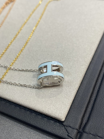 [Elite]POP H LIGHT BLUE NECKLACEGALE