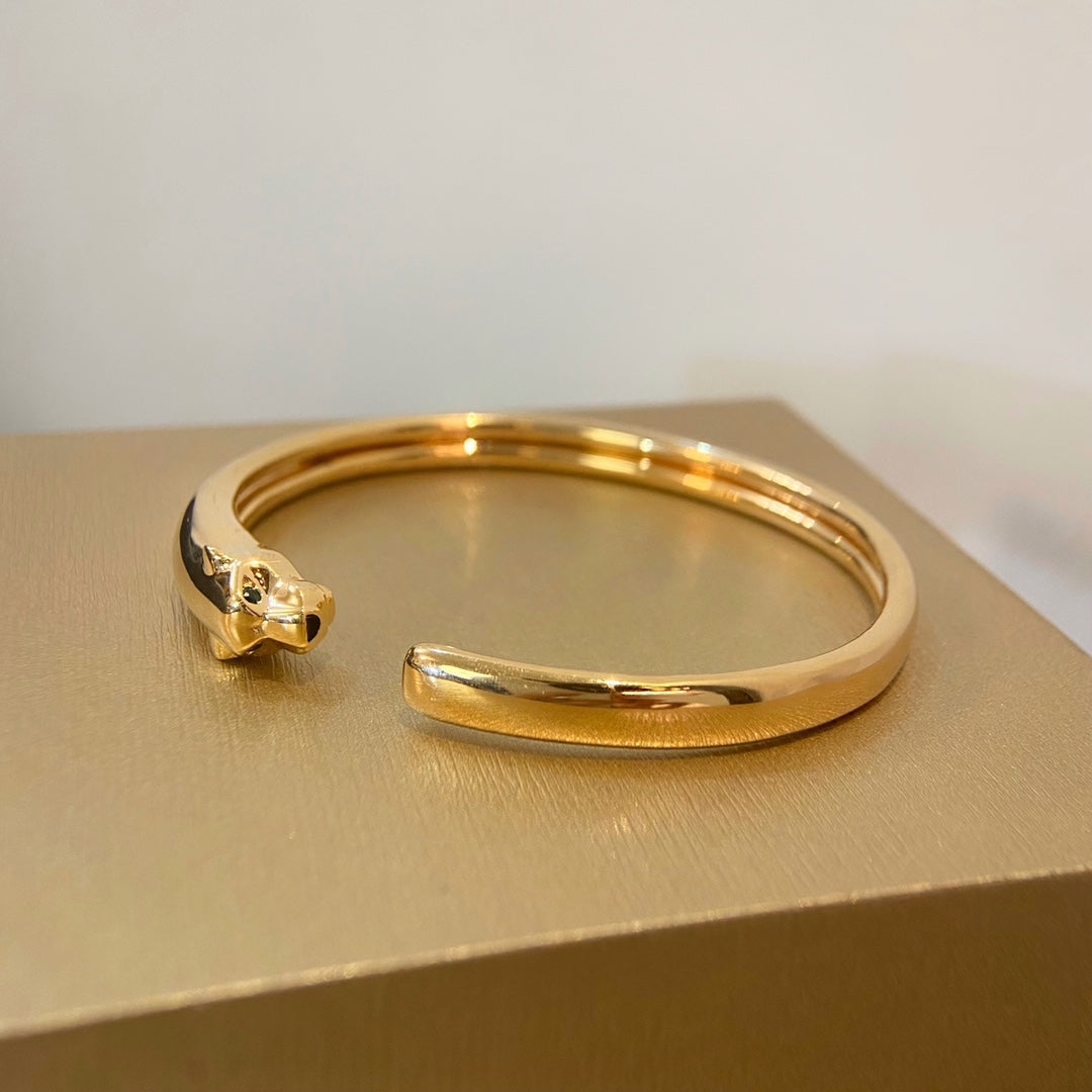 [Elite]PANTHERE GOLD OPEN BRACELET