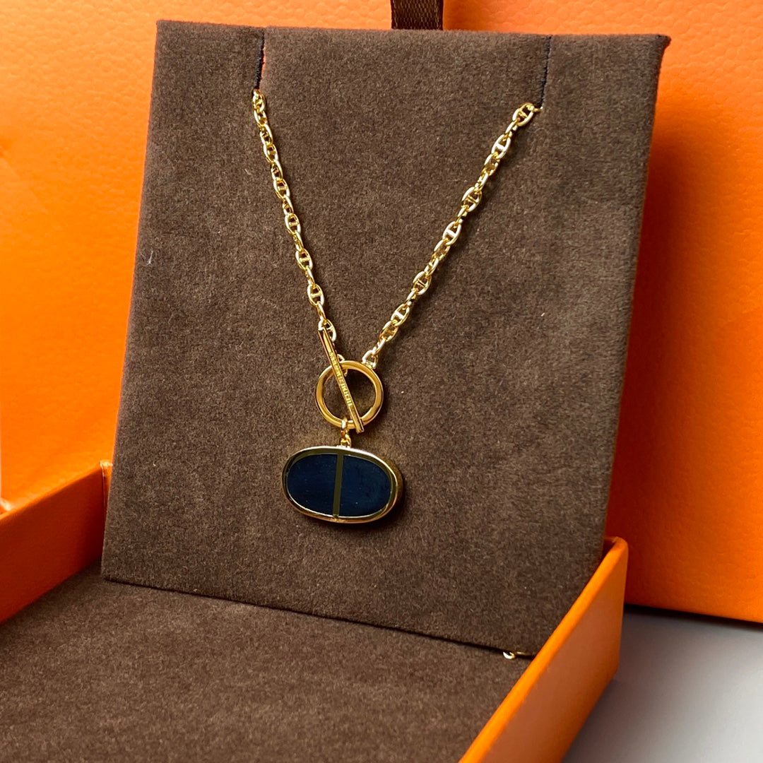 [Elite]CHAINE VERSO BLACK CERAMIC NECKLACE