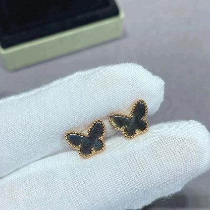 [Elite]BUTTERFLY DARK MOP  EARRINGS