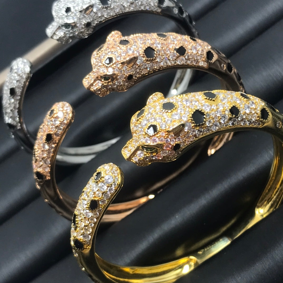 [Elite]PANTHERE BIG BRACELET DIAMONDS