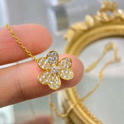 [Elite]FLOWER DIAMOND NECKLACE