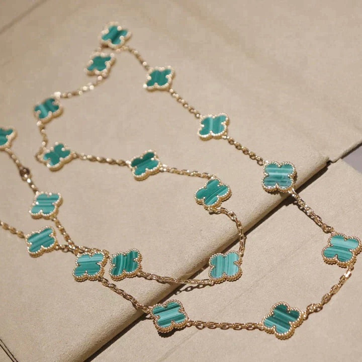[Elite]CLOVER 20 MOTIFS MALACHITE GOLD