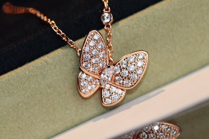[Elite]BUTTERFLY DIAMOND NECKLACE