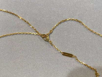 [Elite]CLOVER 25MM NECKLACE GOLD CARNELIAN