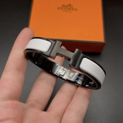 [Elite]H BRACELET 12MM BLACK WHITE CERAMIC
