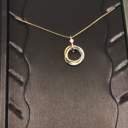 [Elite]TRINITY  NECKLACE 1 DIAMOND