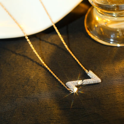 [Elite]VOLT SILVER DIAMOND PEDANT NECKLACE