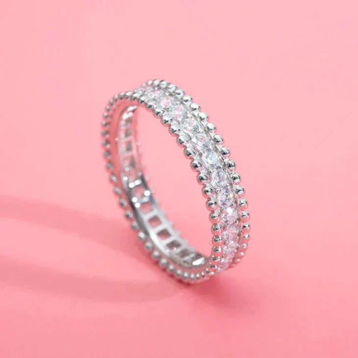 [Elite]PERLEE DIAMOND SILVER RING