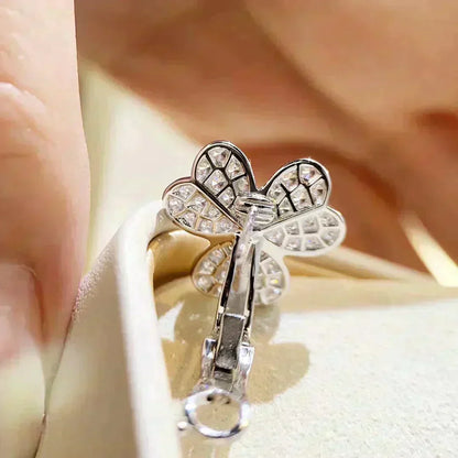 [Elite]CLOVER COMOS DIAMOND EARRINGS SILVER