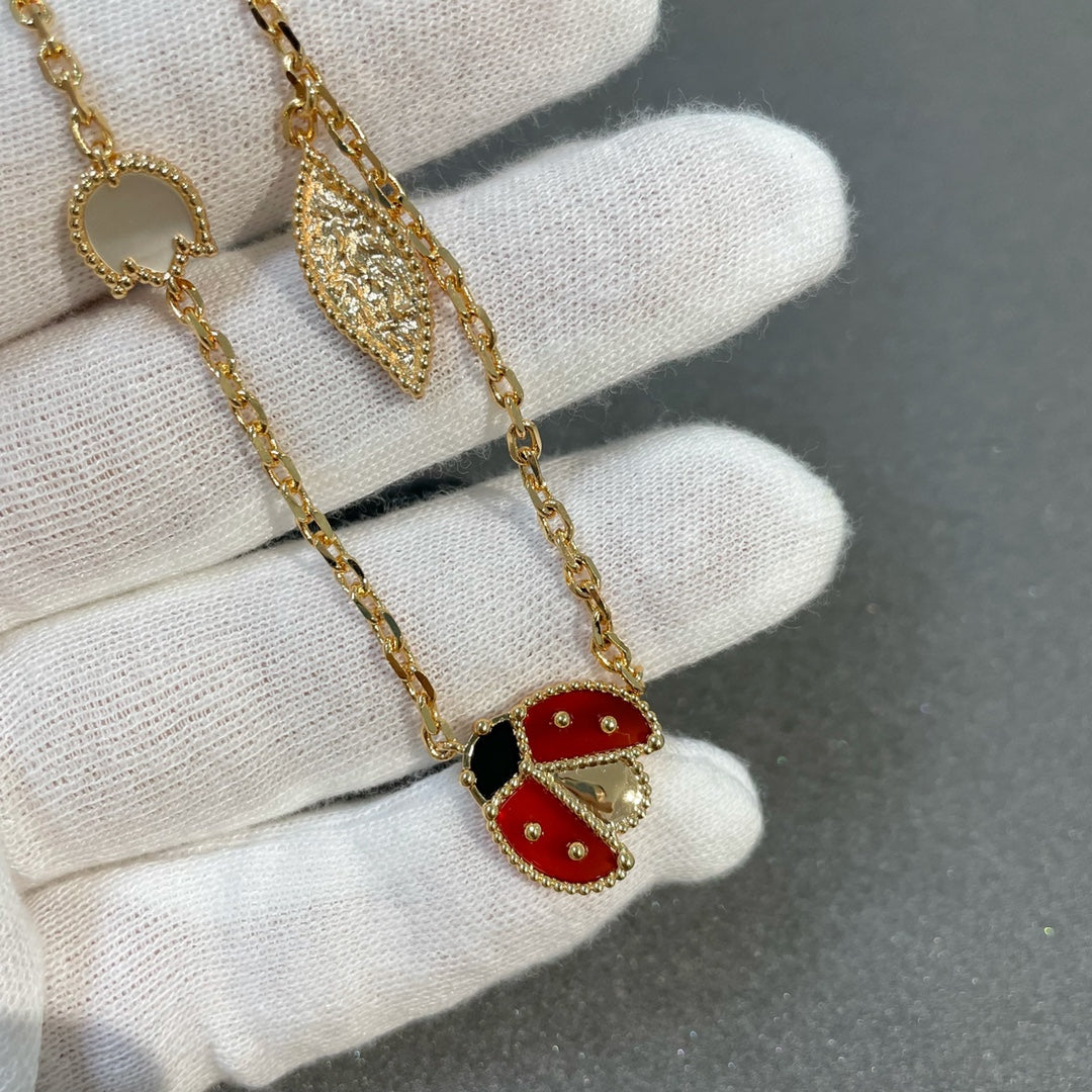 [Elite]LUCKY SPRING 15 MOTIFS GOLD NECKLACE