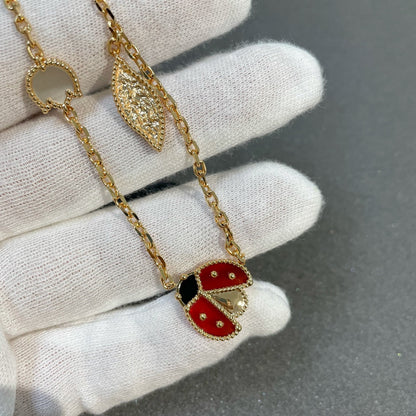 [Elite]LUCKY SPRING 15 MOTIFS GOLD NECKLACE