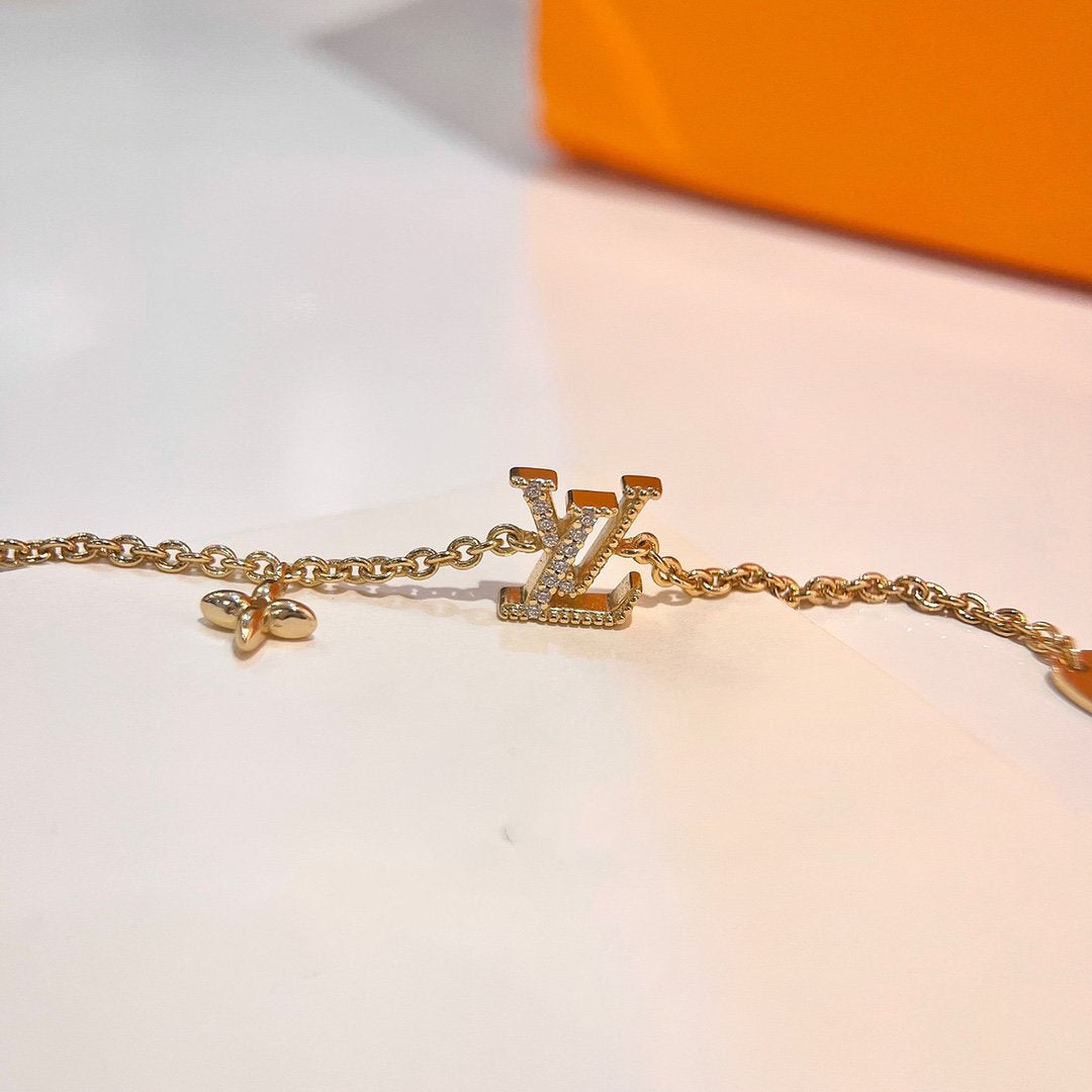 [Elite]LOGO STAR MOTIF GOLD BRACELET