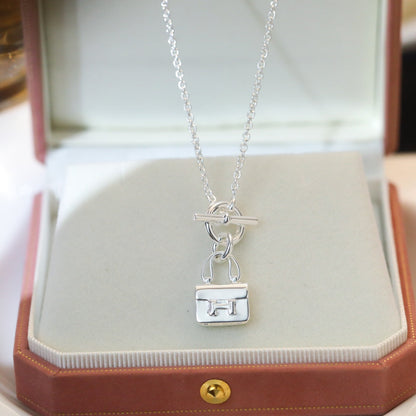 [Elite]POP H PEDANT SILVER NECKLACE