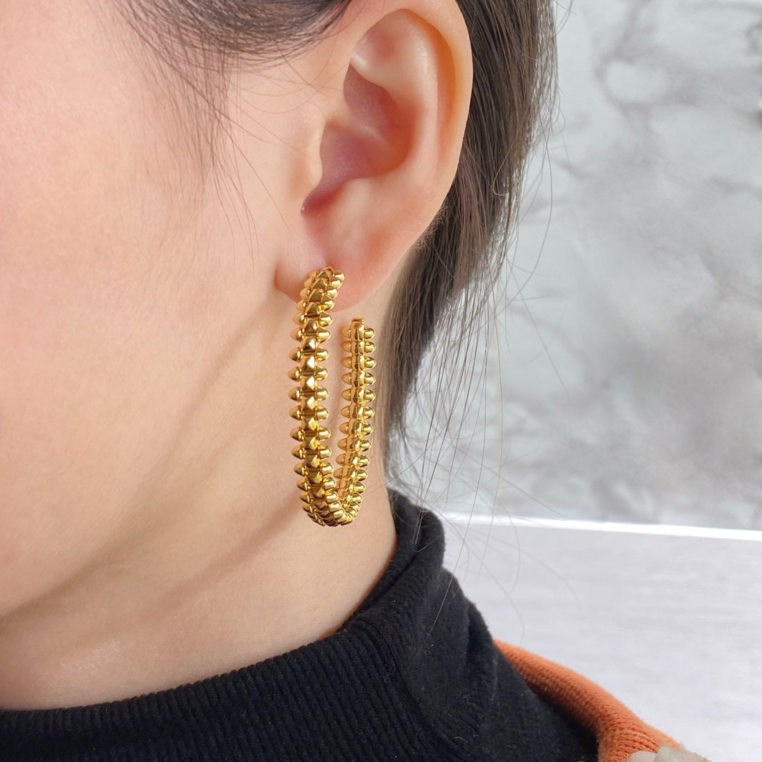 [Elite]CLASH HOOP EARRINGS