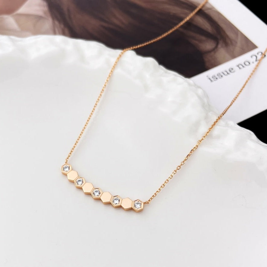[Elite]BEE MY LOVE DIAMOND NECKLACE