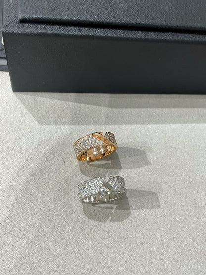 [Elite]LIENS EVIDENCE  DIAMOND PAVED RING