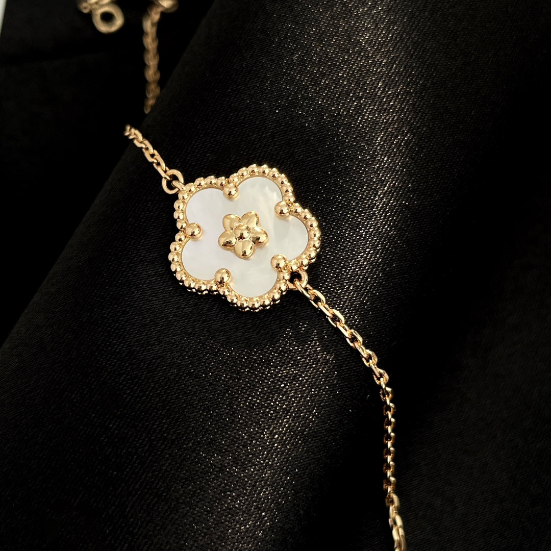 [Elite]LUCKY SPRING ROSE GOLD MOP BRACELET