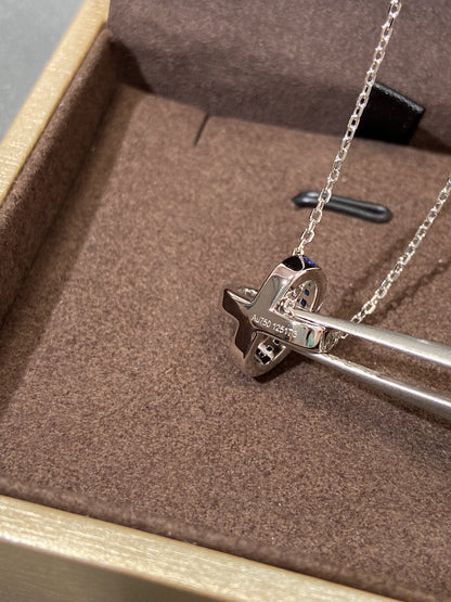 [Elite]LIENS DIAMOND SILVER NECKLACE