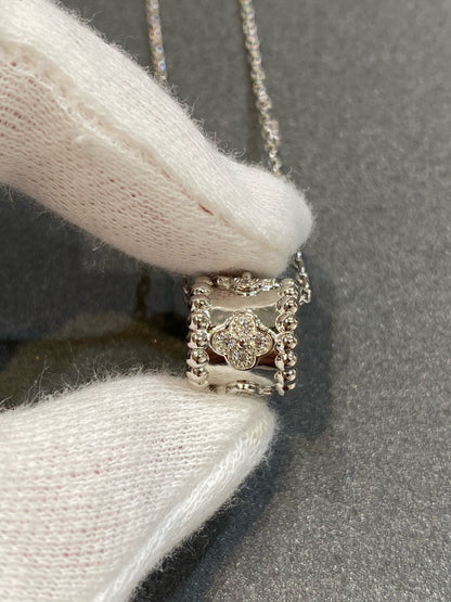 [Elite]PERLEE PEDANT SIVLER DIAMOND NECKLACE