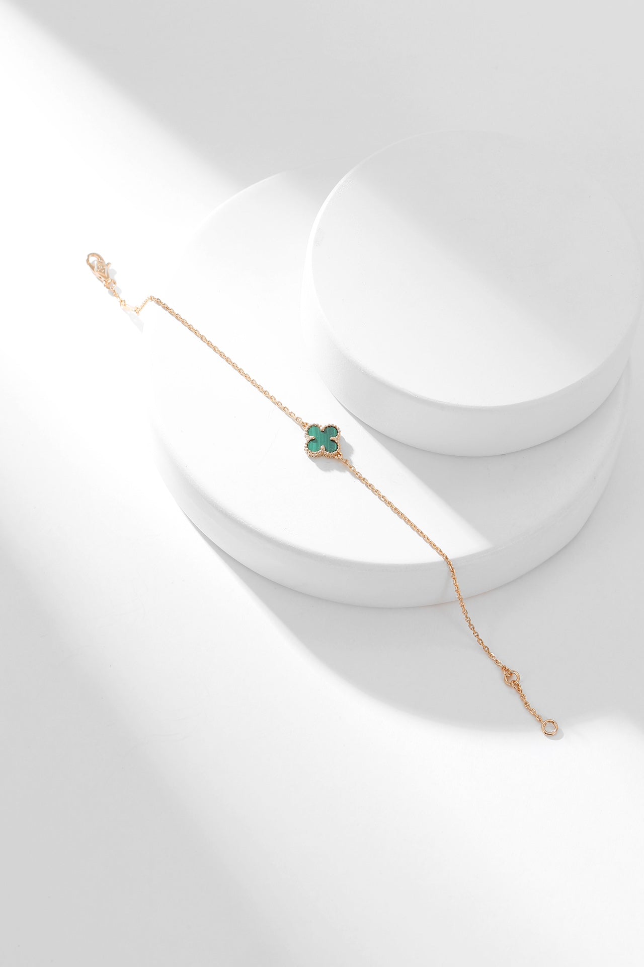 [Elite]CLOVER BRACELET MALACHITE 1 MOTIF