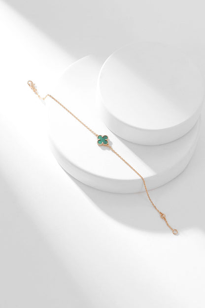 [Elite]CLOVER BRACELET MALACHITE 1 MOTIF