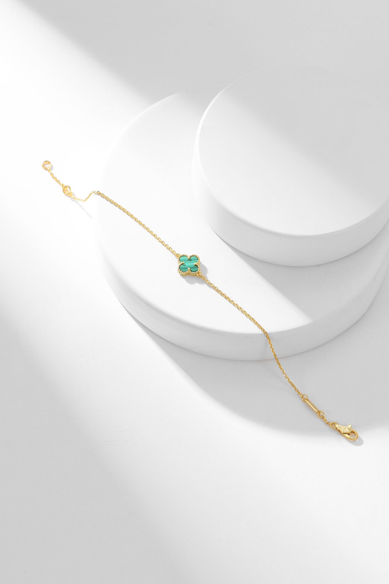 [Elite]CLOVER BRACELET MALACHITE 1 MOTIF