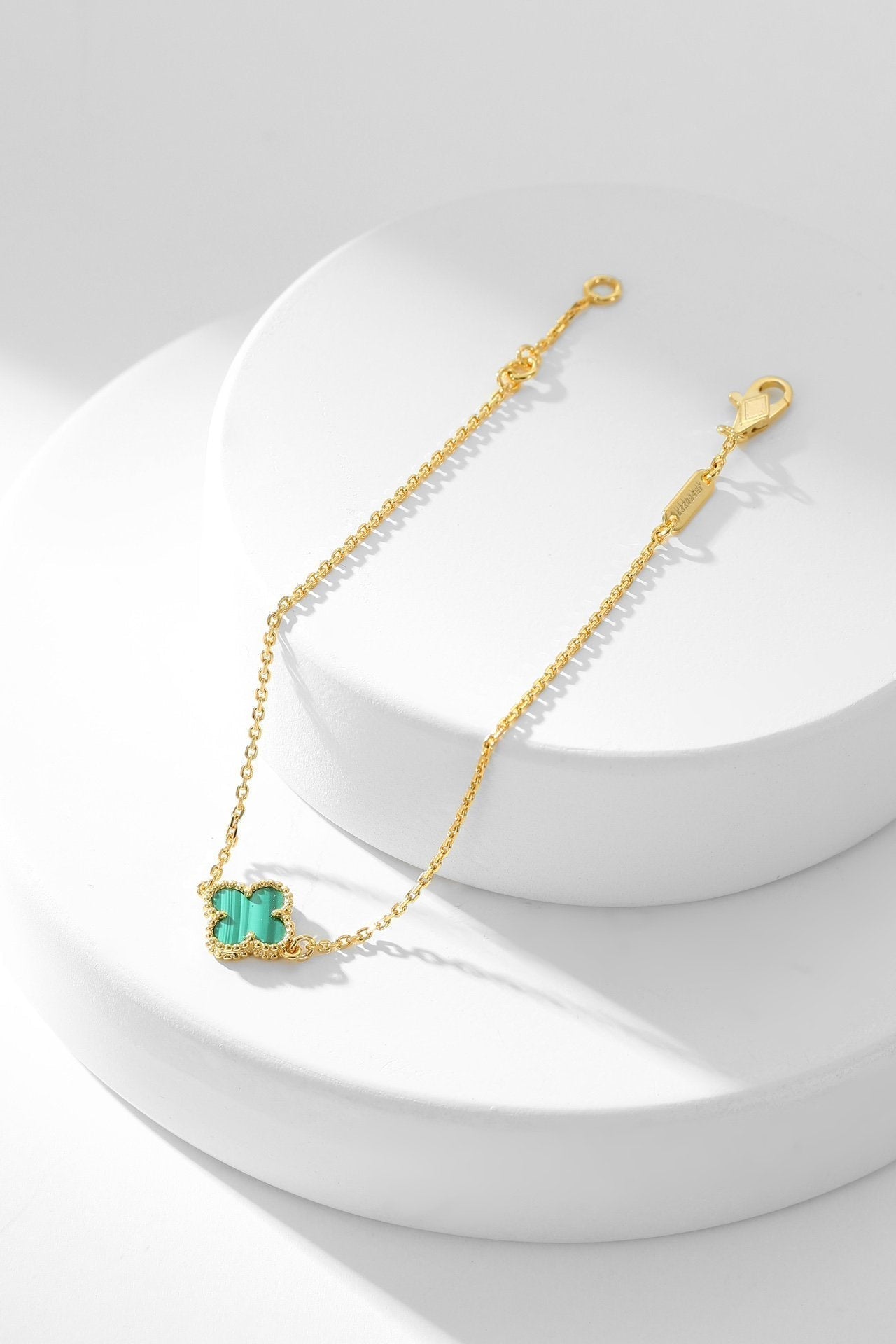 [Elite]CLOVER BRACELET MALACHITE 1 MOTIF