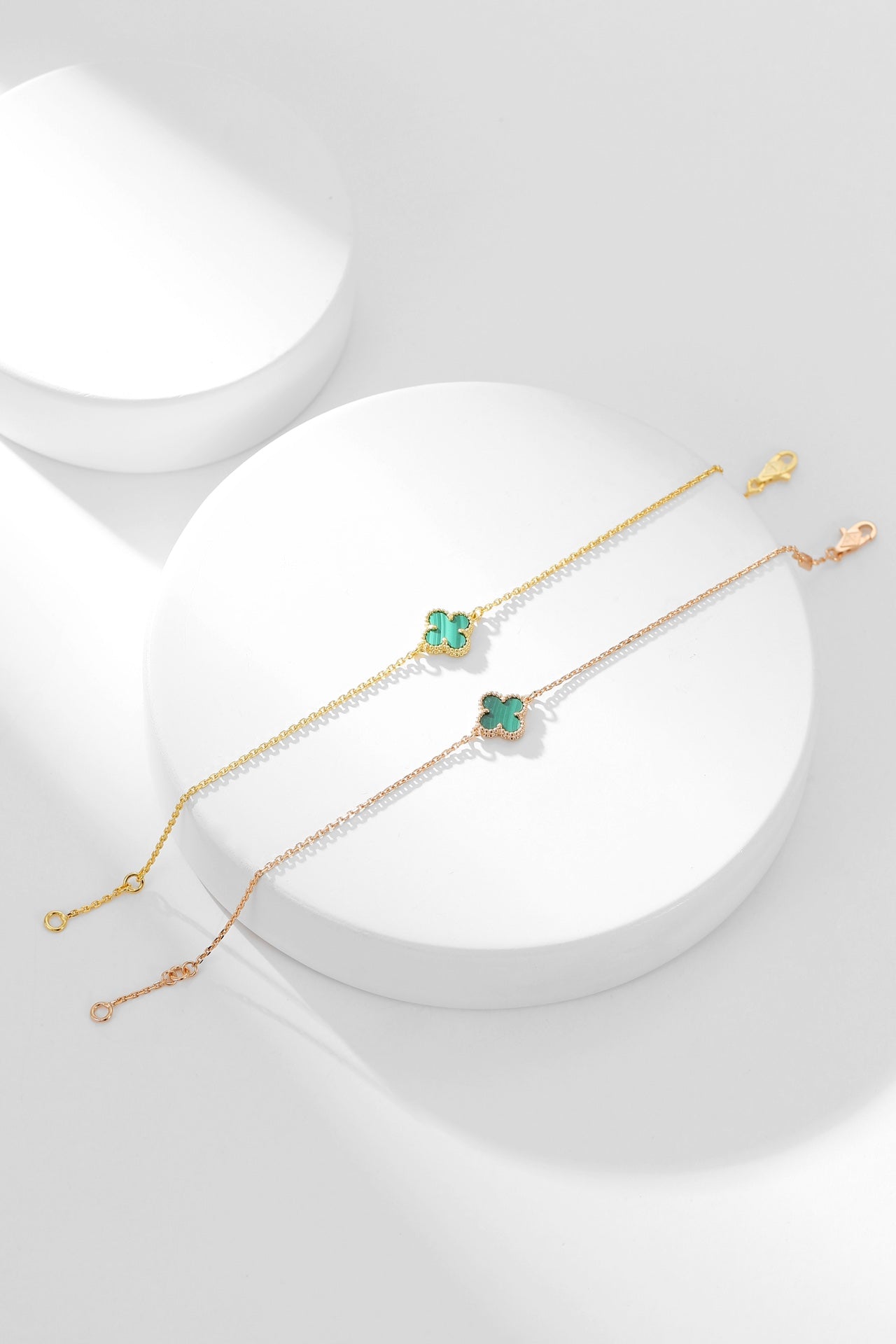 [Elite]CLOVER BRACELET MALACHITE 1 MOTIF