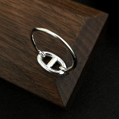 [Elite]RONDE SMALL SILVER DIAMOND RING