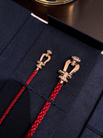 [Elite]FORCE 10 HALF DIAMOND PINK GOLD RED CORDERI LARGE AND MEDIUM MODEL