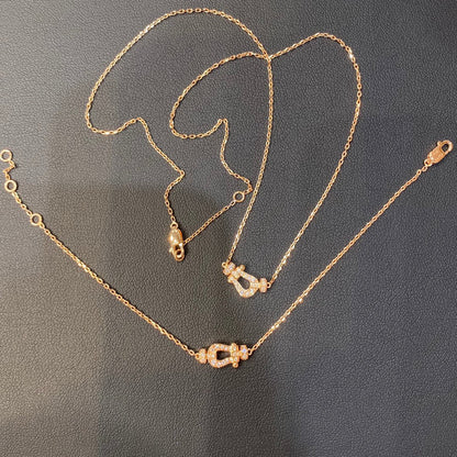 [Elite]FORCE 10 DIAMOND PINK GOLD NECKLACE MINI MODEL