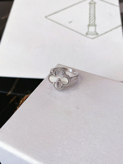 [Elite]CLOVER SILVER RING