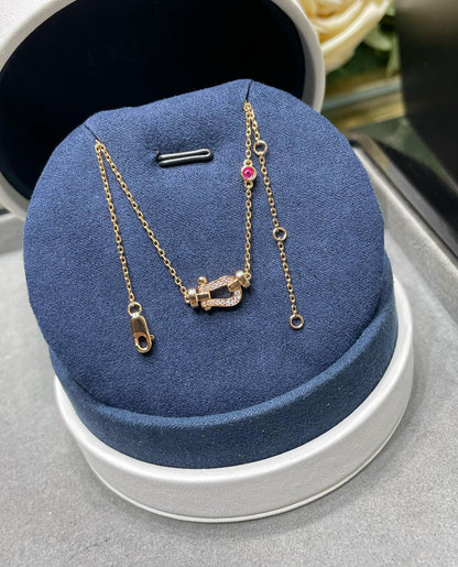 [Elite]FORCE 10 DIAMOND PINK GOLD NECKLACE