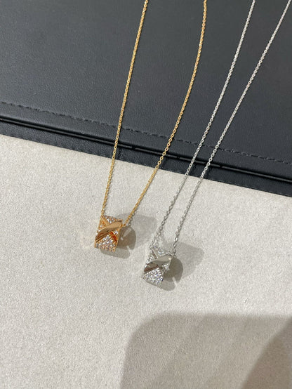 [Elite]LIENS EVIDENCE DIAMOND PAVED NECKLACE