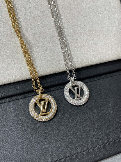 [Elite]BY NIGHT DIAMOND PAVED NECKLACE