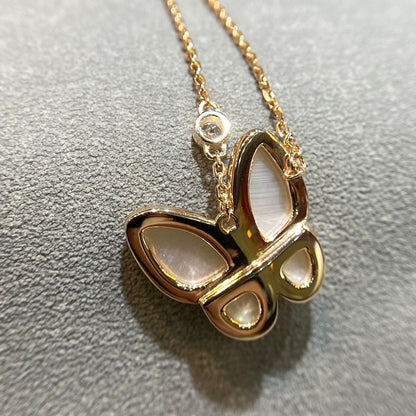 [Elite]BUTTERFLY MOP DIAMOND NECKLACE