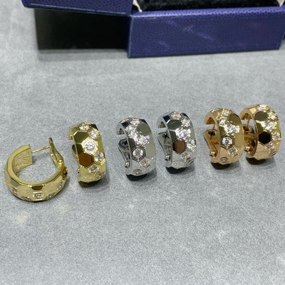 [Elite]BEE LOVE DIAMOND HOOP EARRINGS