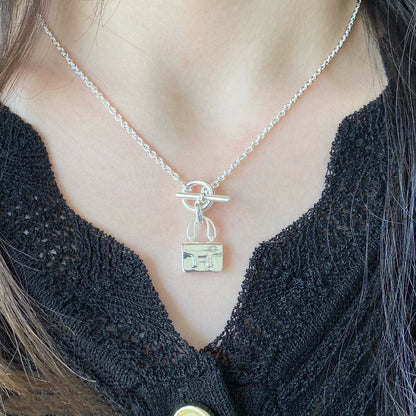[Elite]CONSTANCE PEDANT SILVER NECKLACE