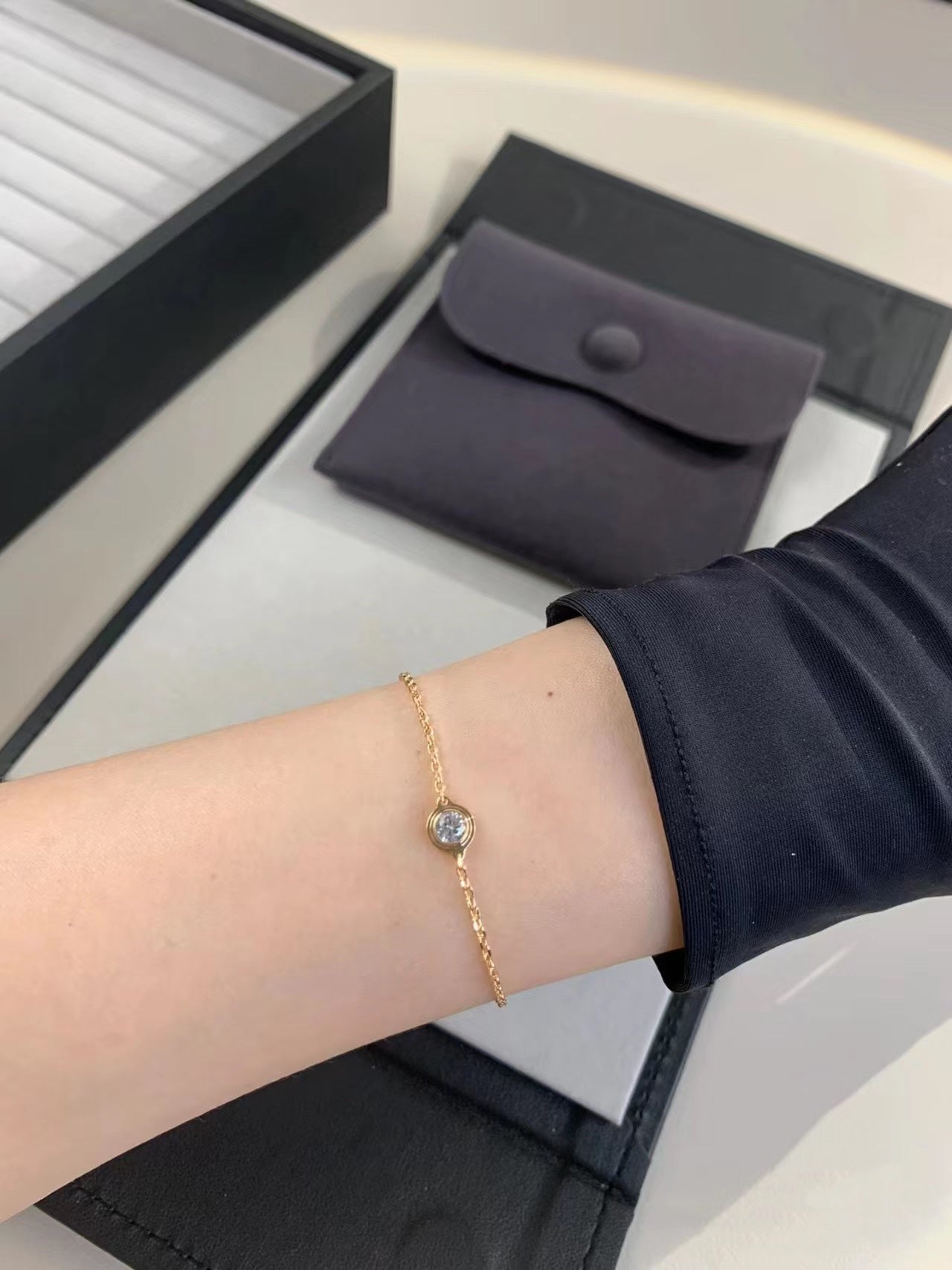 [Elite]DAMOUR DIAMOND LINK BRACELET
