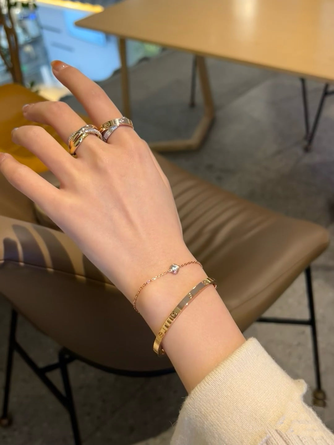 [Elite]DAMOUR DIAMOND LINK BRACELET