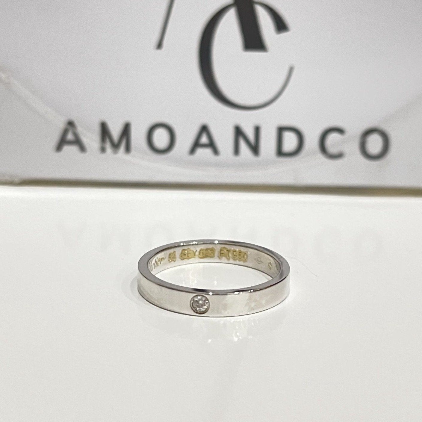 [Elite]LOVE RING 4MM 1 DIAMOND