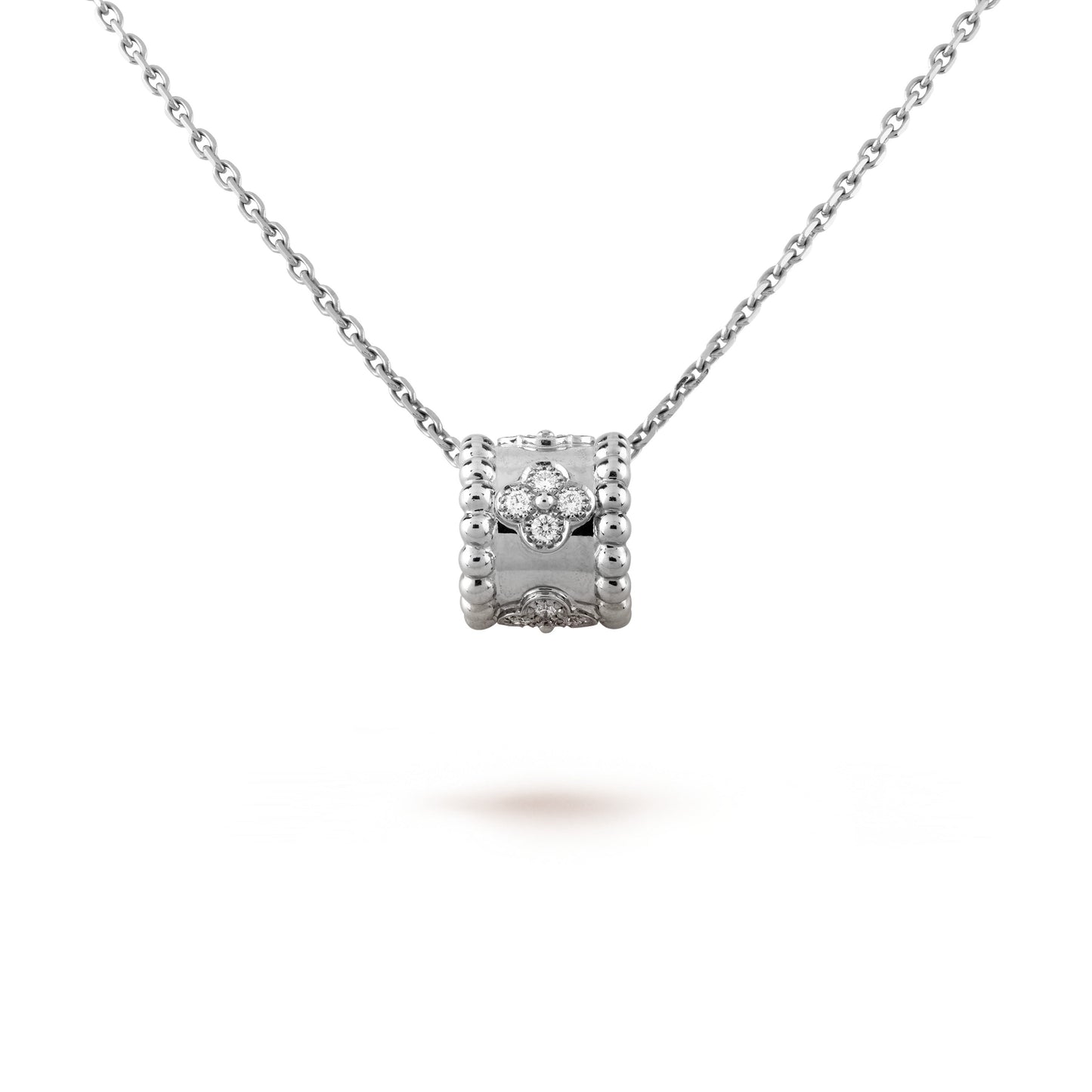 [Elite]PERLEE PEDANT SIVLER DIAMOND NECKLACE