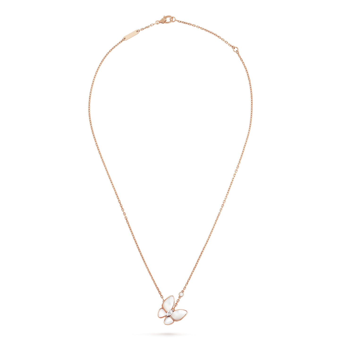 [Elite]BUTTERFLY MOP DIAMOND NECKLACE