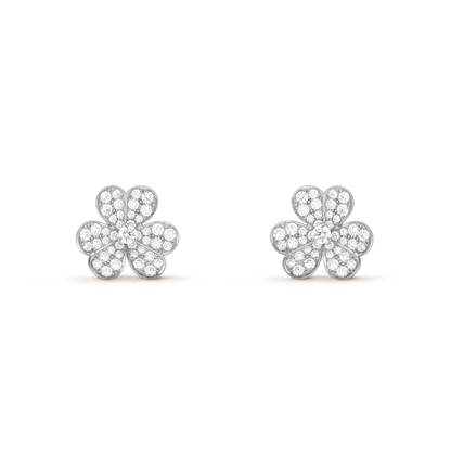 [Elite]CLOVER COMOS DIAMOND EARRINGS SILVER