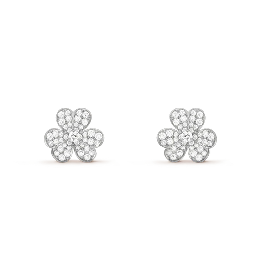 [Elite]CLOVER COMOS DIAMOND EARRINGS SILVER