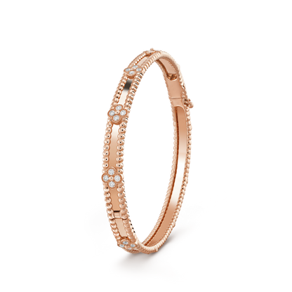 [Elite]CLOVER BRACELET 4MM DIAMONDS