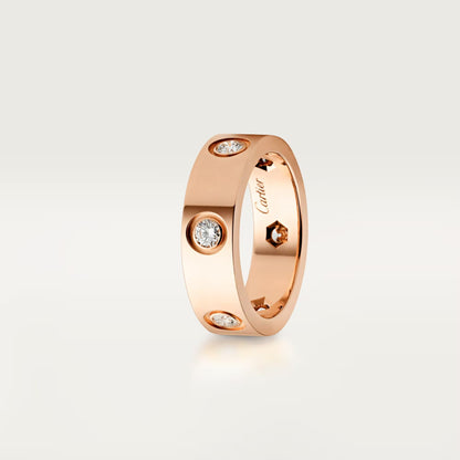 [Elite]LOVE 5.5MM 6 DIAMOND RING