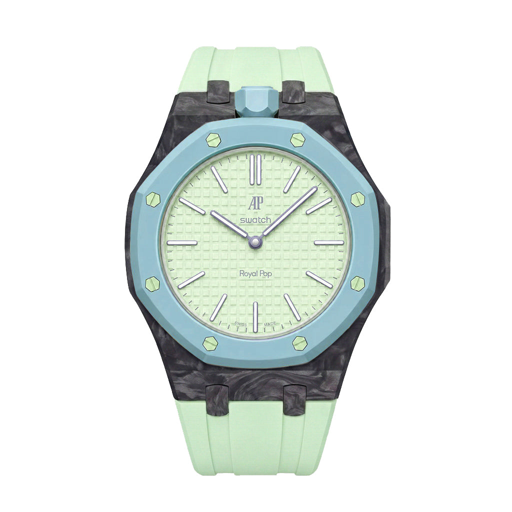 Royal Oak Pop Exclusive Carbon‑fiber Case & Silicone Strap