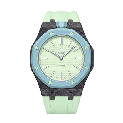Royal Oak Pop Exclusive Carbon‑fiber Case & Silicone Strap